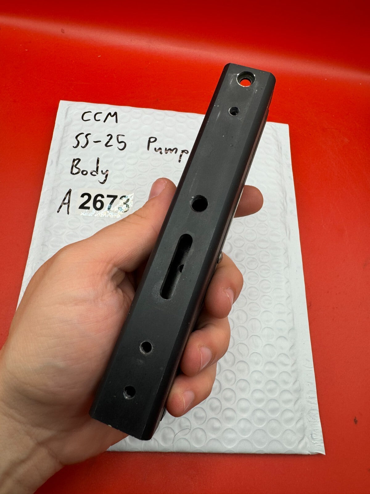 CCM SS-25 Pump Body - used paintball pump body - black