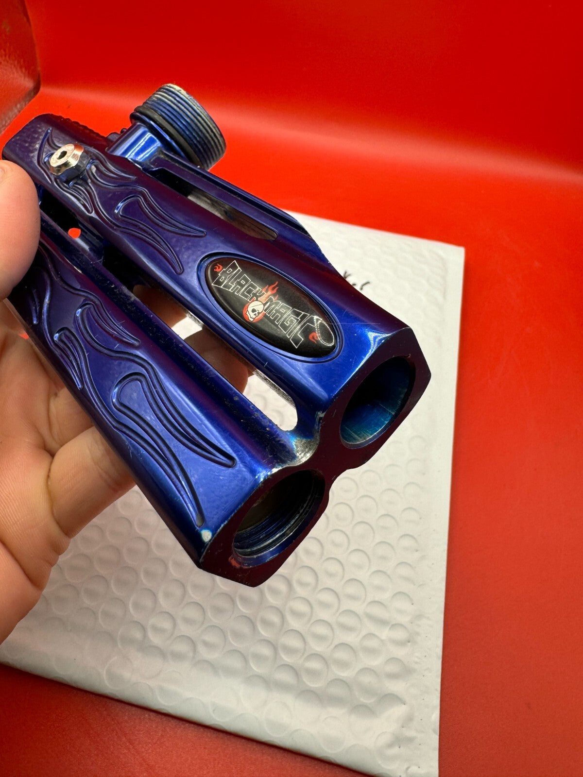 WGP Black Magic Autococker Body - Milled For Eye Blue