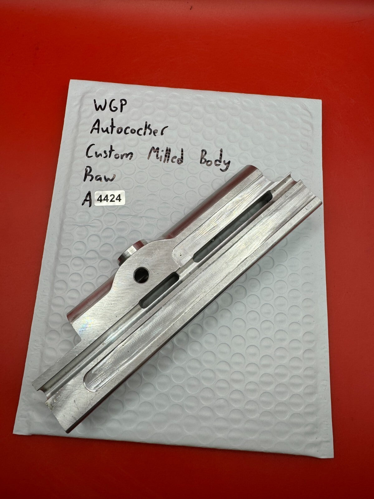 WGP Autococker Custom Milled Body Raw Silver