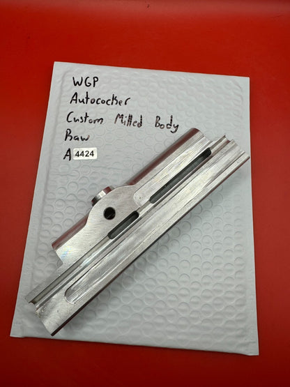 WGP Autococker Custom Milled Body Raw Silver