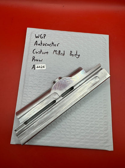 WGP Autococker Custom Milled Body Raw Silver