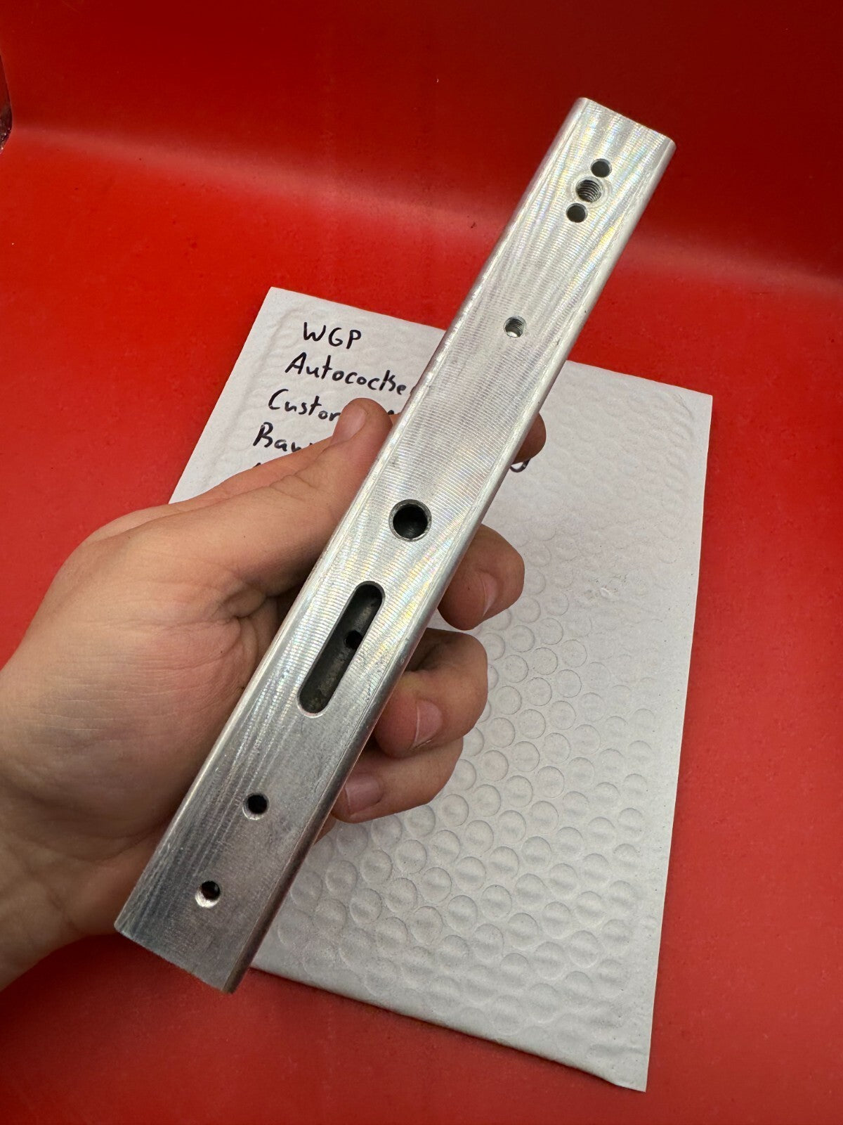 WGP Autococker Custom Milled Body Raw Silver