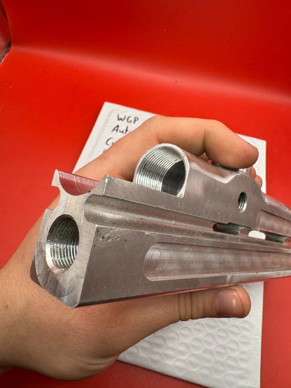 WGP Autococker Custom Milled Body Raw Silver