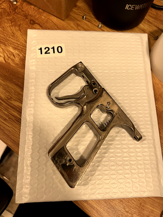Dye Autococker Frame - Dust Black CNC Grip Frame for WGP Autococker