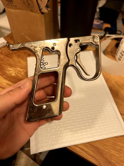 Dye Autococker Frame - Dust Black CNC Grip Frame for WGP Autococker