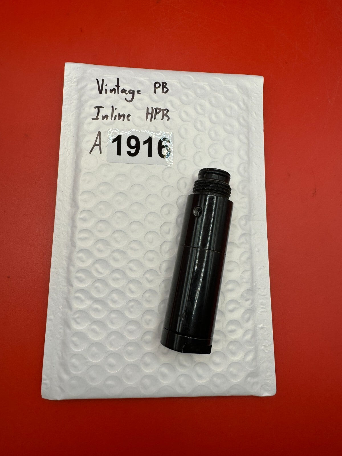 Vintage PB Inline HPR - used paintball hpr (high pressure regulator) - black