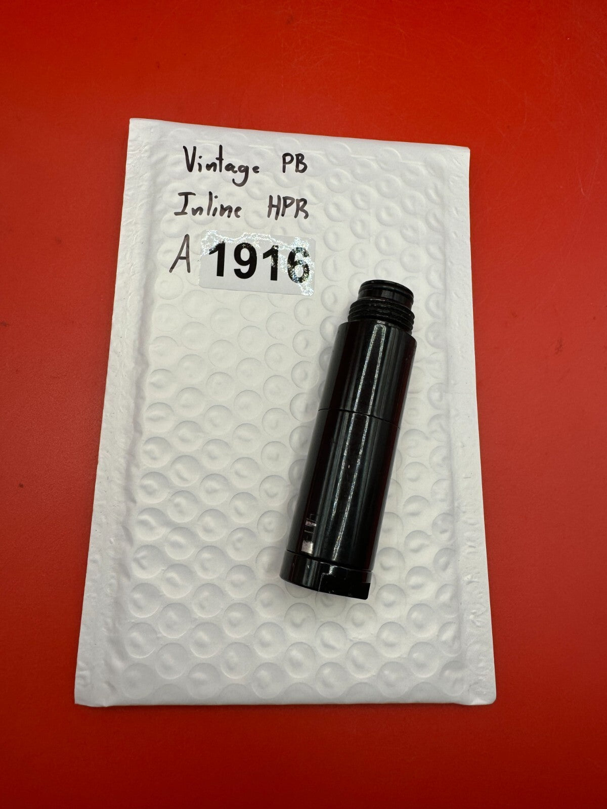 Vintage PB Inline HPR - used paintball hpr (high pressure regulator) - black