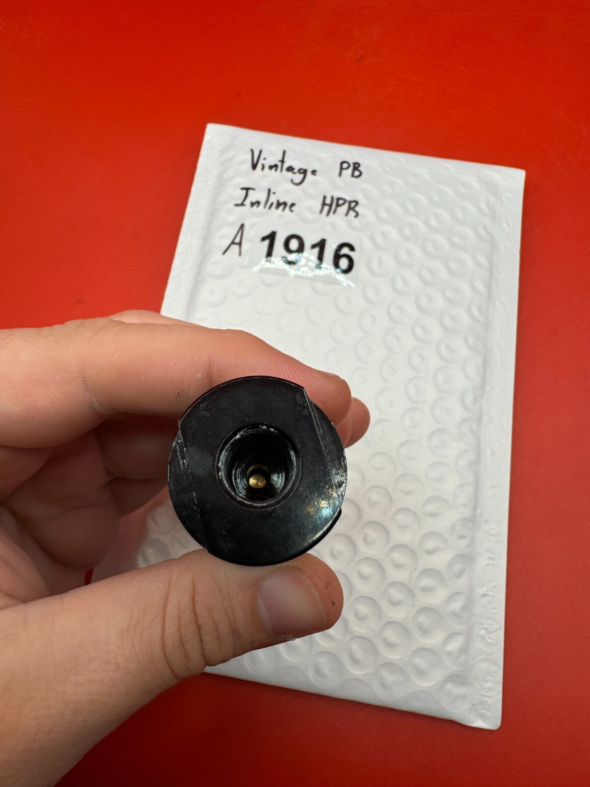 Vintage PB Inline HPR - used paintball hpr (high pressure regulator) - black