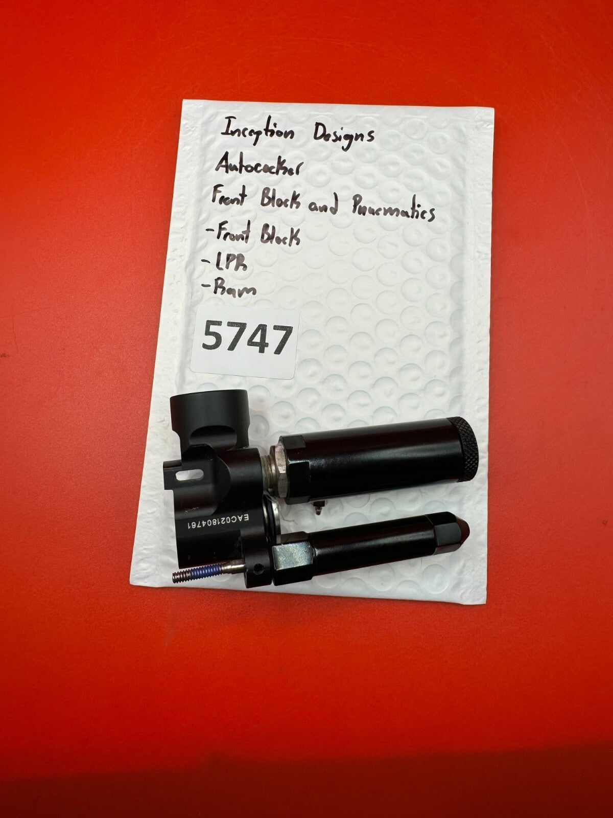 Inception Designs Autococker Front Block and Pnuematics -Front Block -LPR -Ram B