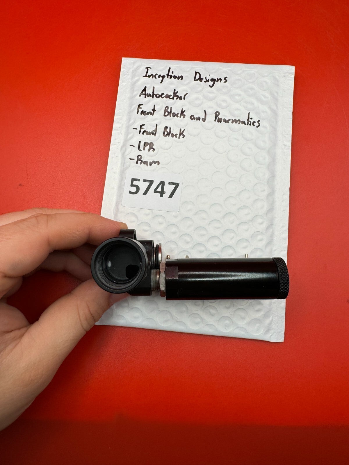 Inception Designs Autococker Front Block and Pnuematics -Front Block -LPR -Ram B