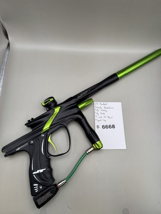 JT Impulse Paintball Marker Black/Green Fully Working