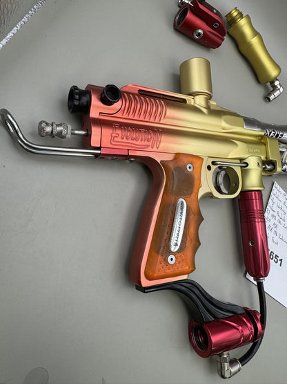 Planet Eclipse Evolution Autococker Sunrise Gold/Red 12"