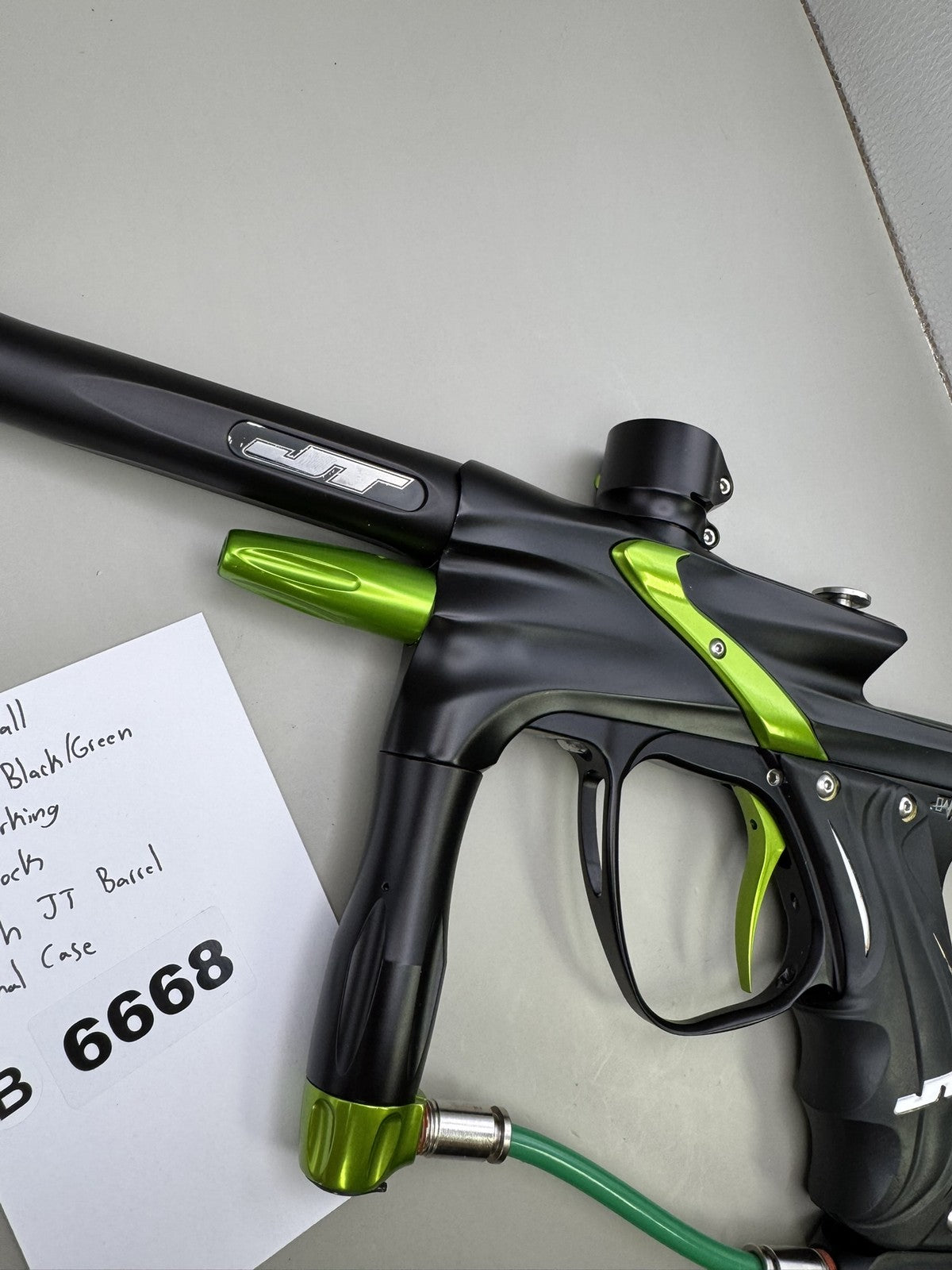 JT Impulse Paintball Marker Black/Green Fully Working