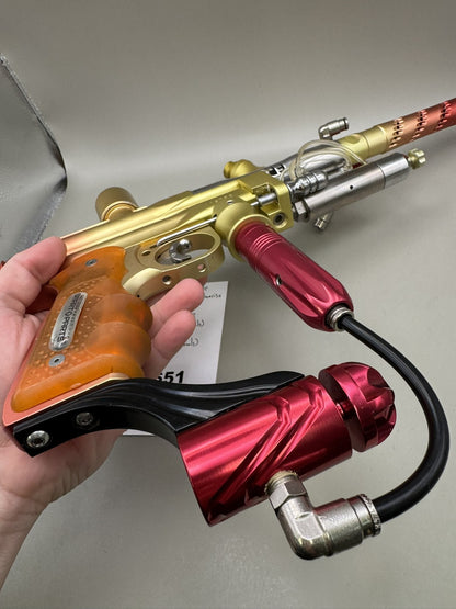 Planet Eclipse Evolution Autococker Sunrise Gold/Red 12"