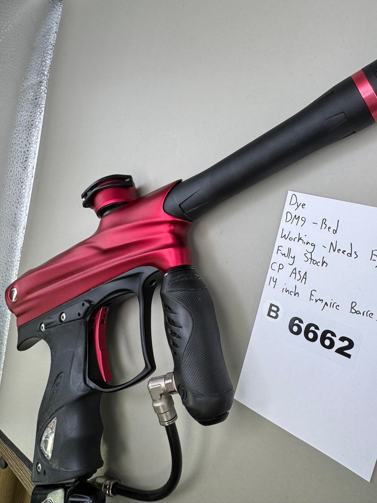Dye DM9 Paintball Marker Red