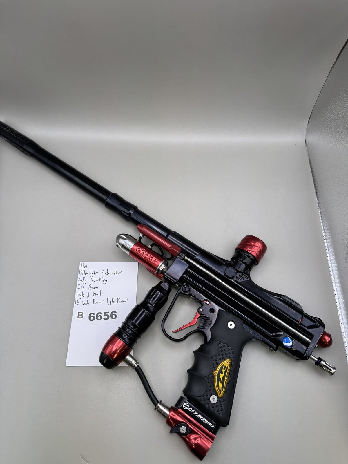 Dye Ultralight Autococker Fully Working 16 inch Barrel