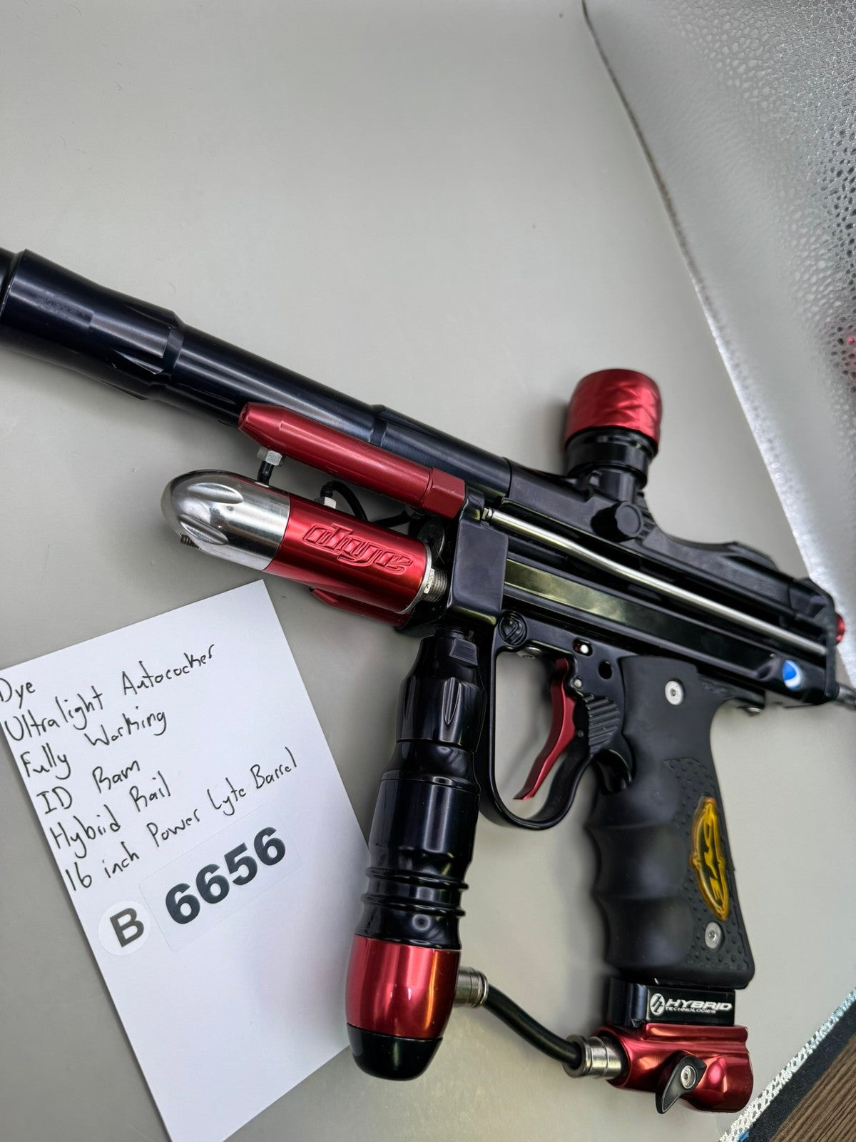 Dye Ultralight Autococker Fully Working 16 inch Barrel