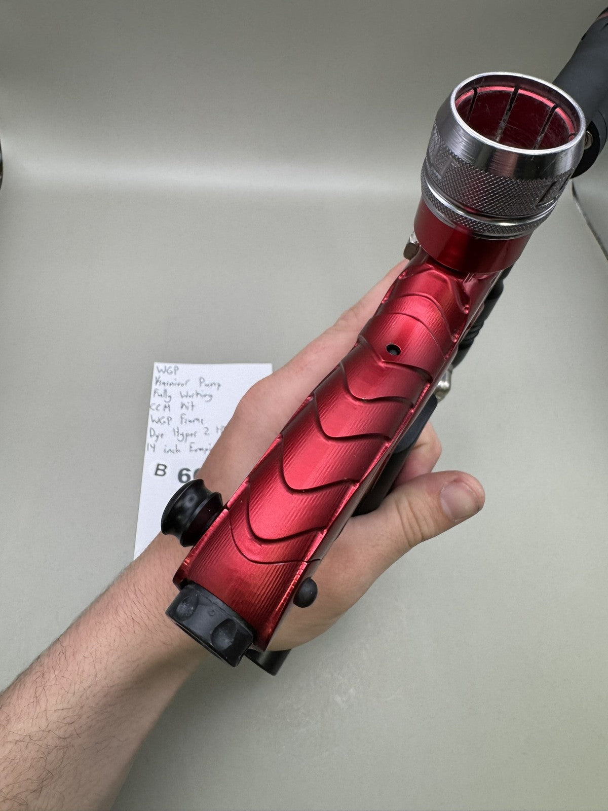 WGP Paintball Pump Fully Working CCM Kit Frame Red