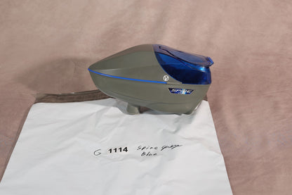 Virtue Spire 260 Grey + Blue Paintball Hopper