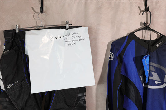 Angel Blue Paintball Set -Jersey, Pants, Barrel cover Size Medium