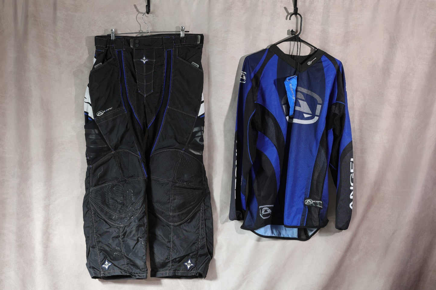 Angel Blue Paintball Set -Jersey, Pants, Barrel cover Size Medium