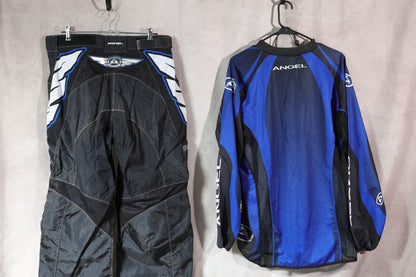Angel Blue Paintball Set -Jersey, Pants, Barrel cover Size Medium