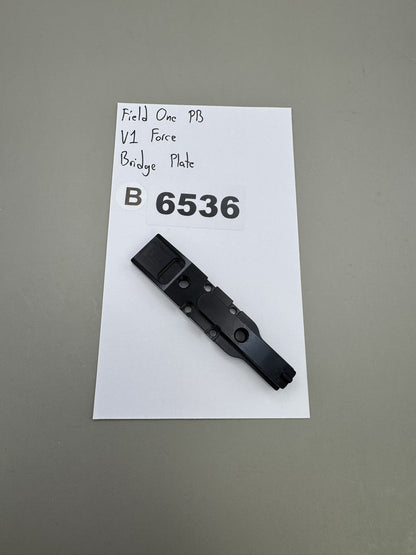 Field One PB V1 Force Bridge Plate Black