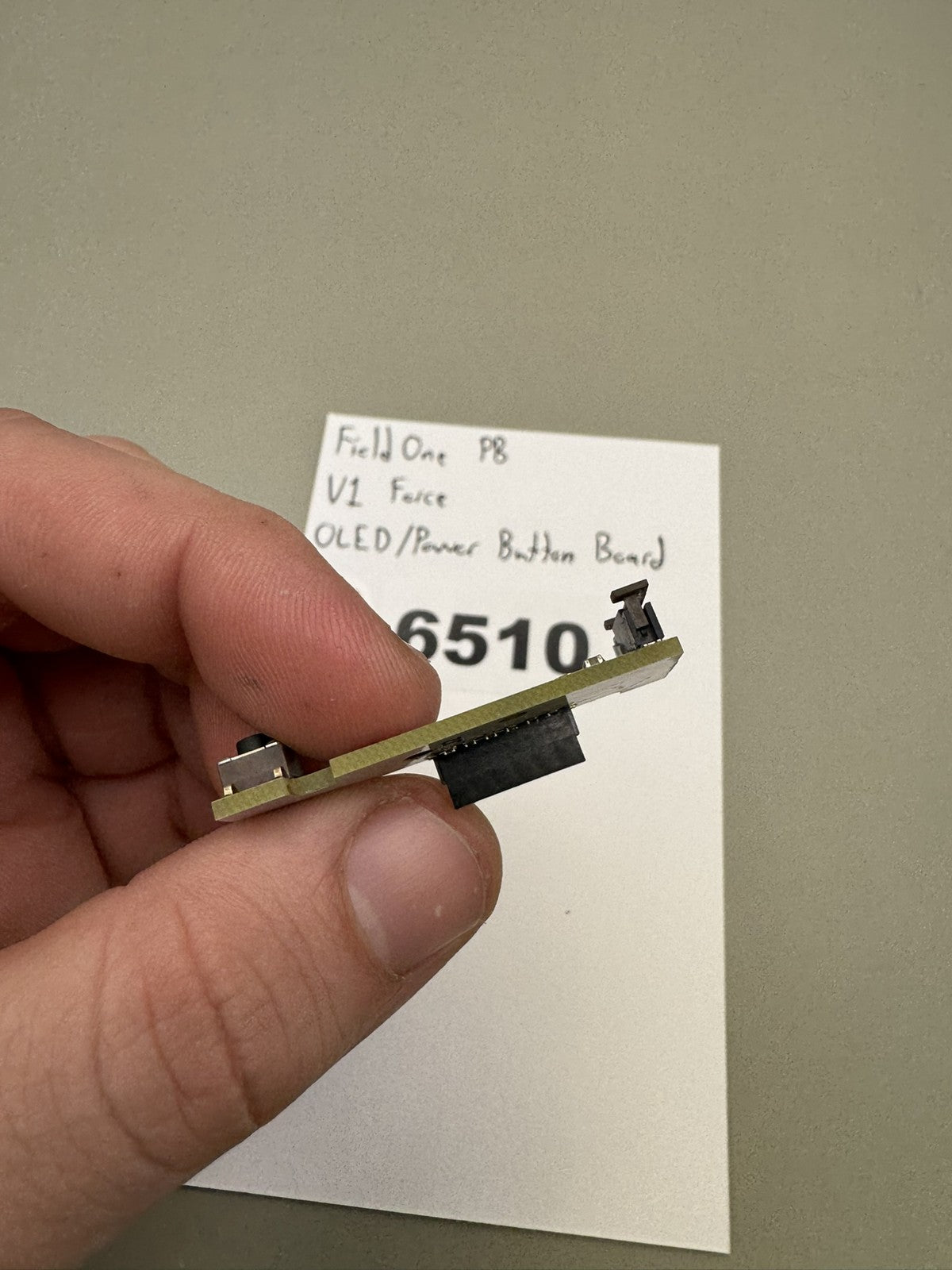 Field One PB V1 Force OLED Power Button Board