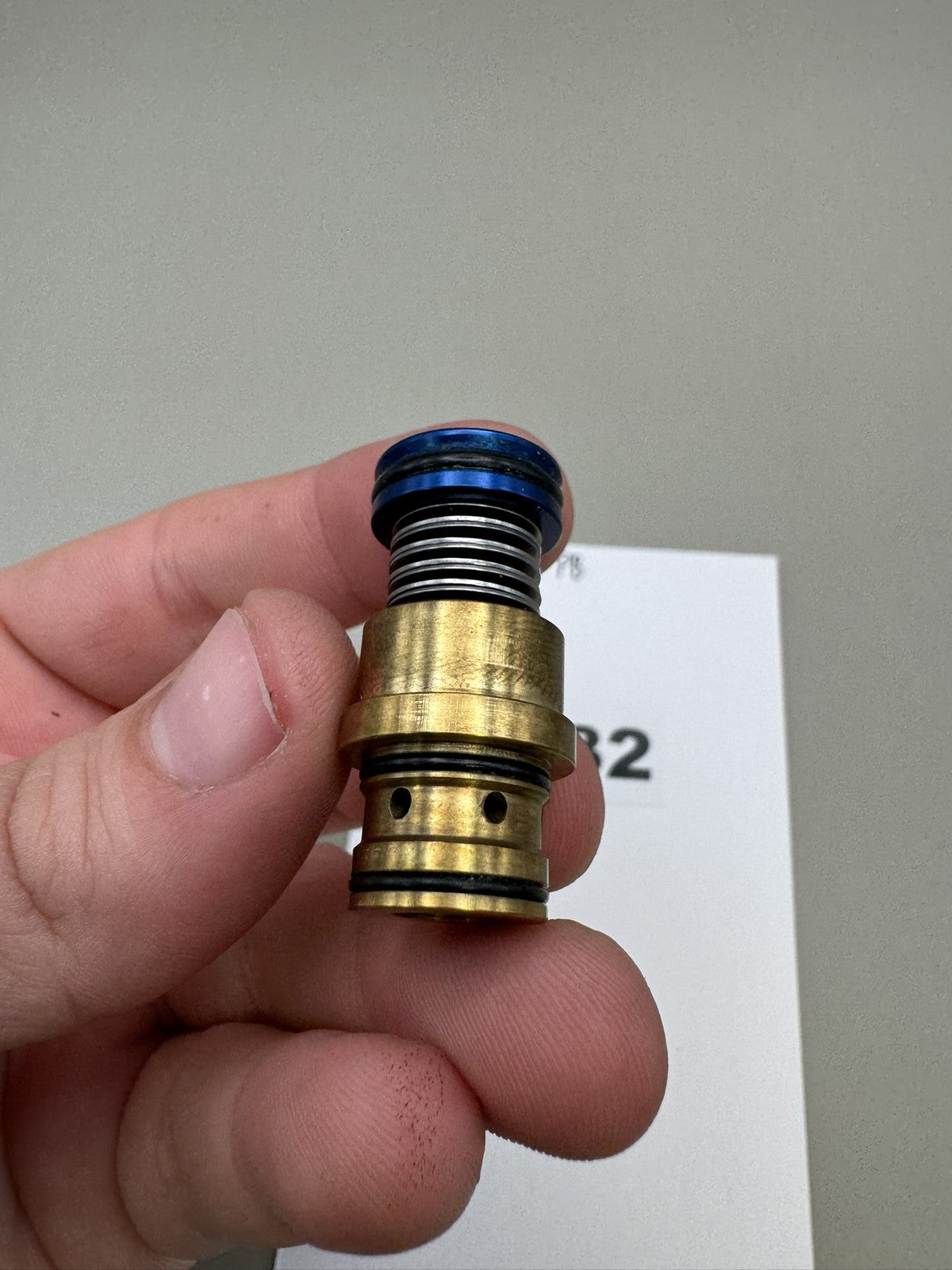 Field One PB V1 Force HPR High Pressure Regulator Blue Gold