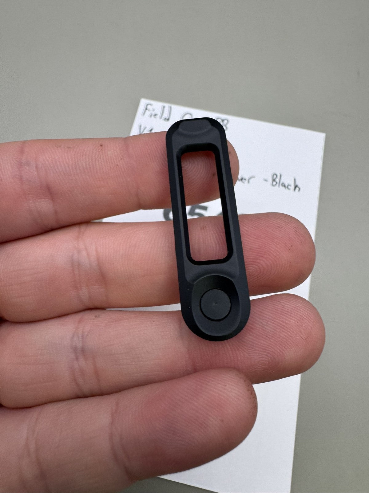 Field One PB V1 Force Screen Button Cover Black