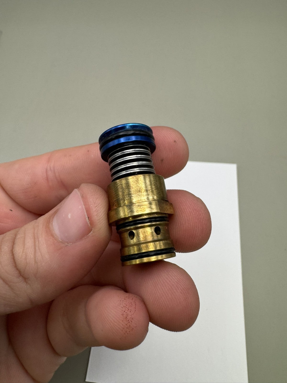 Field One PB V1 Force HPR High Pressure Regulator Blue Gold
