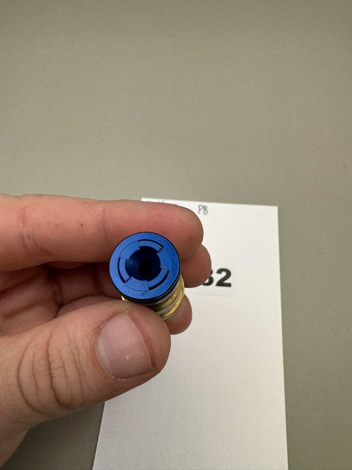Field One PB V1 Force HPR High Pressure Regulator Blue Gold
