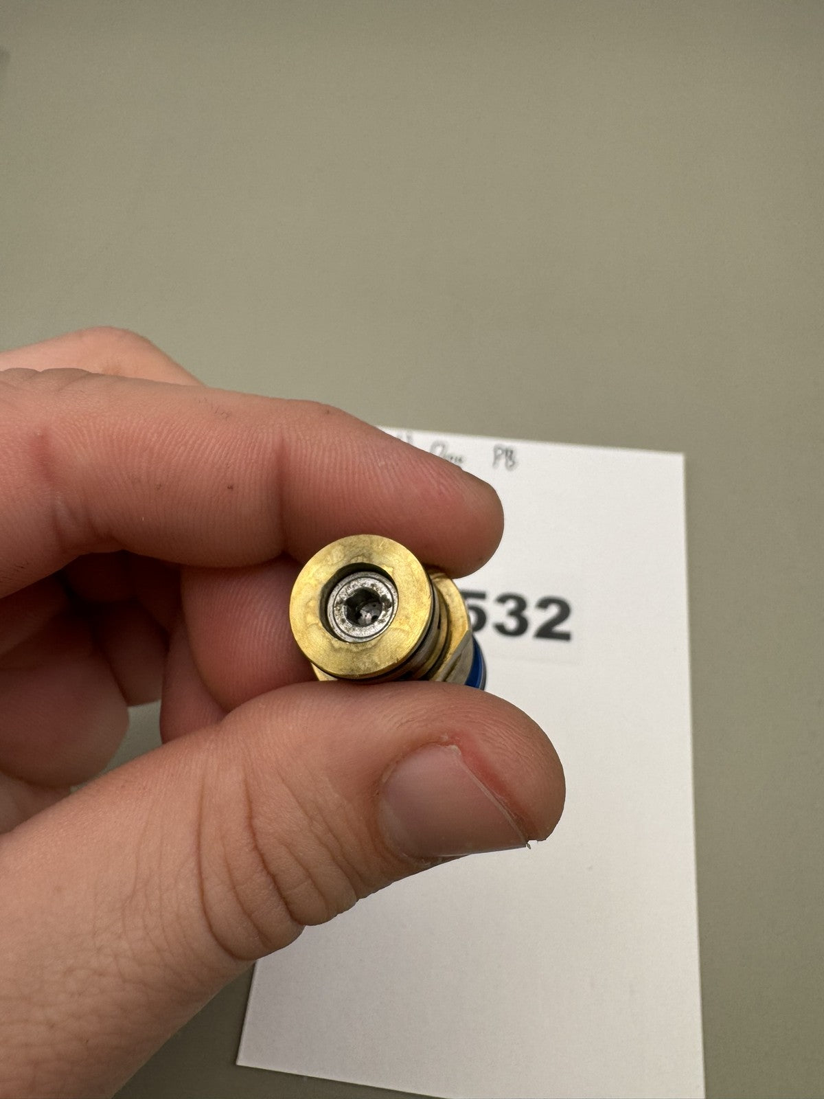 Field One PB V1 Force HPR High Pressure Regulator Blue Gold