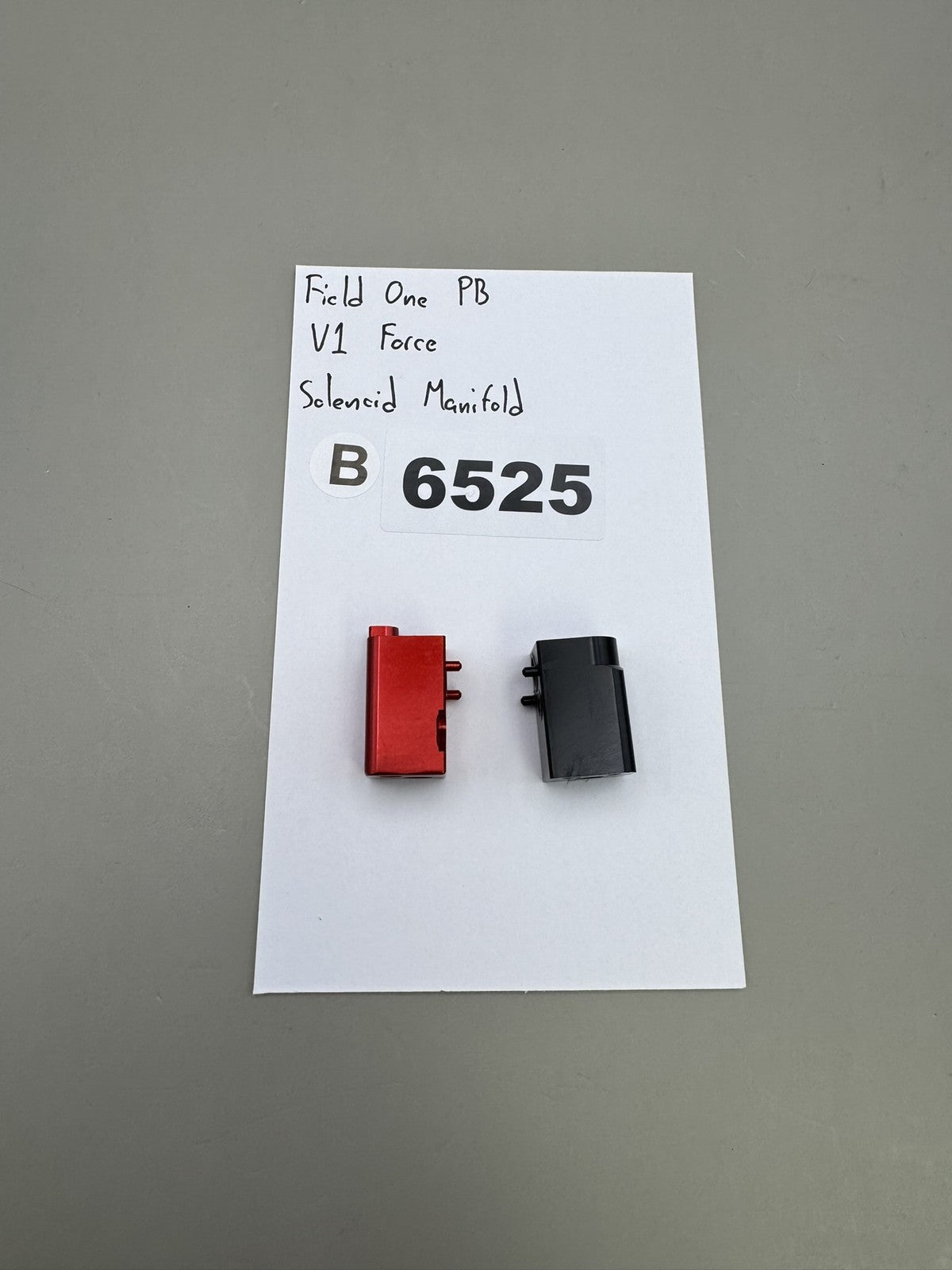 Field One Force V1 Solenoid Manifold Red
