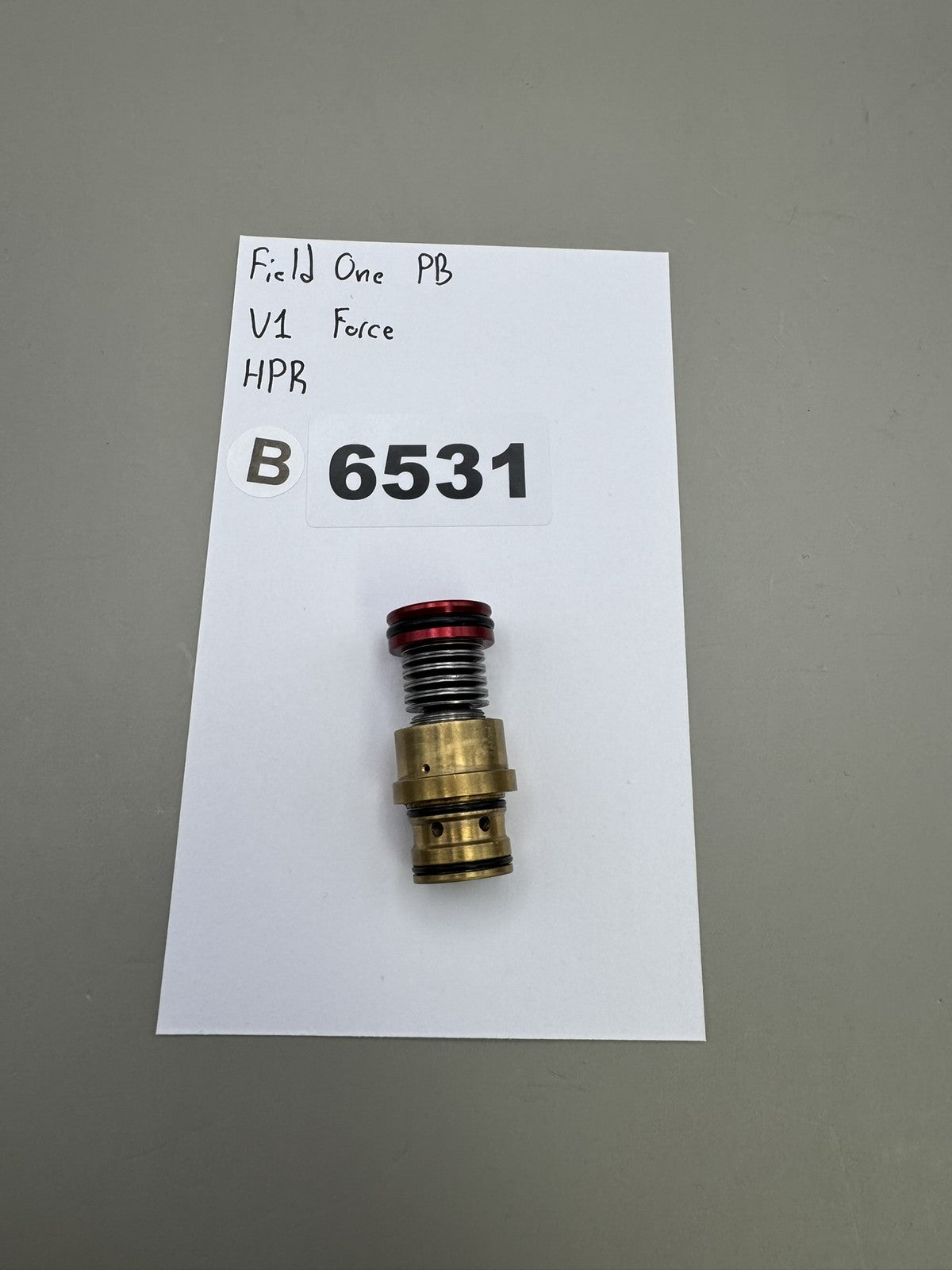 Field One PB V1 Force HPR High Pressure Regulator Gold