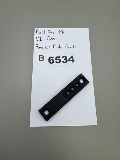 Field One PB V1 Force Reversal Plate Black