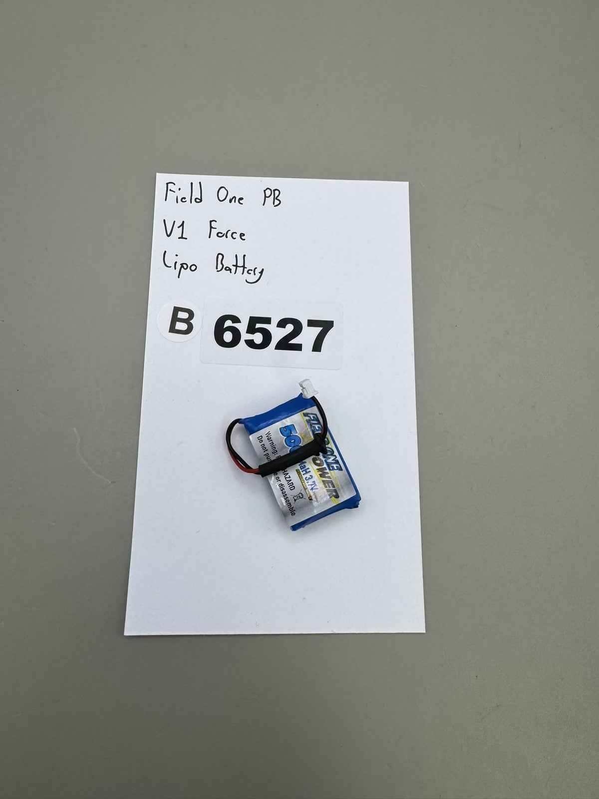 Field One V1 Force 500mAh 3.7V LiPo Battery Blue