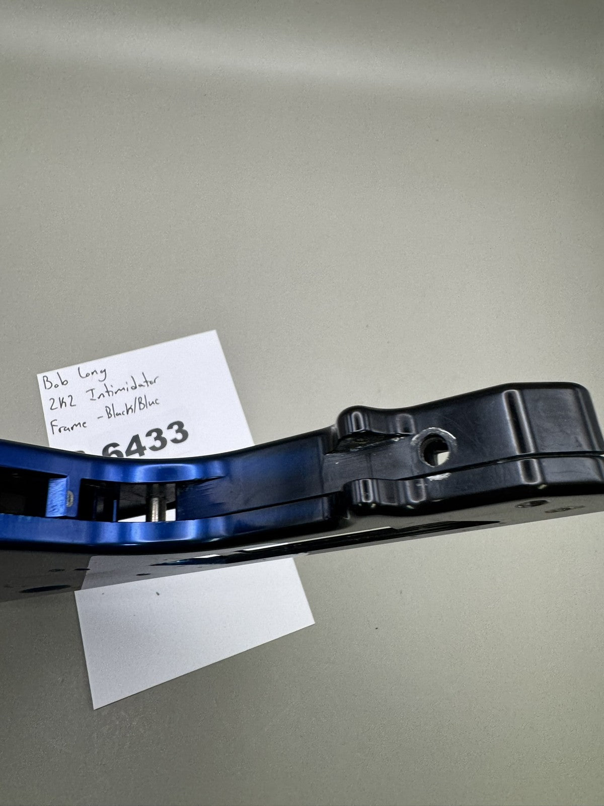 Bob Long 2K2 Intimidator Frame Black/Blue