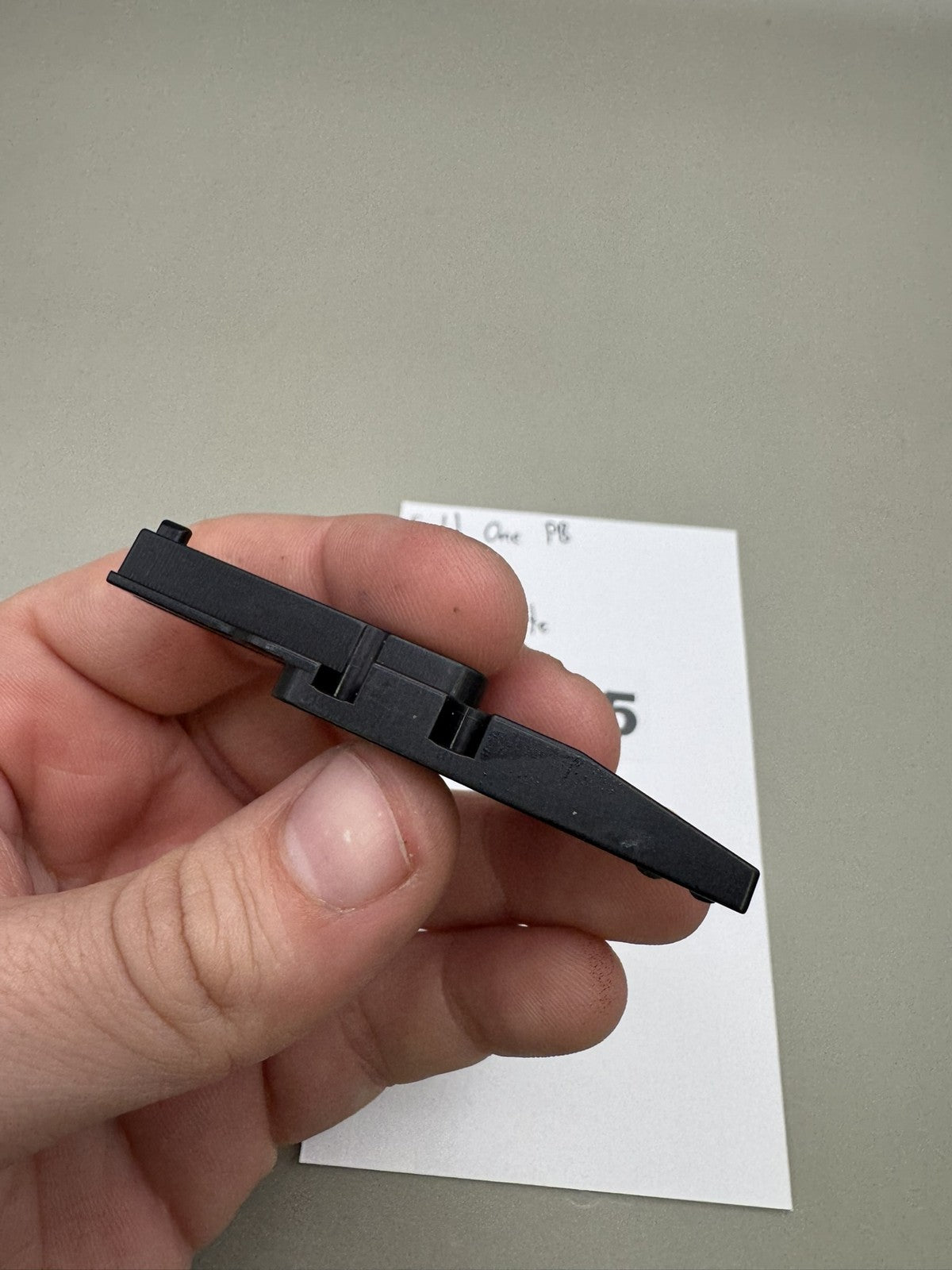 Field One PB V1 Force Bridge Plate Black