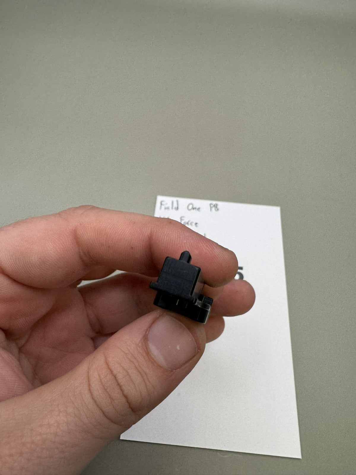 Field One PB V1 Force Bridge Plate Black