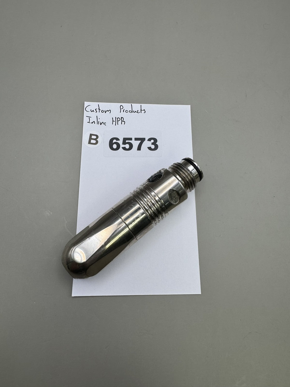 Custom Products Inline HPR Regulator Silver