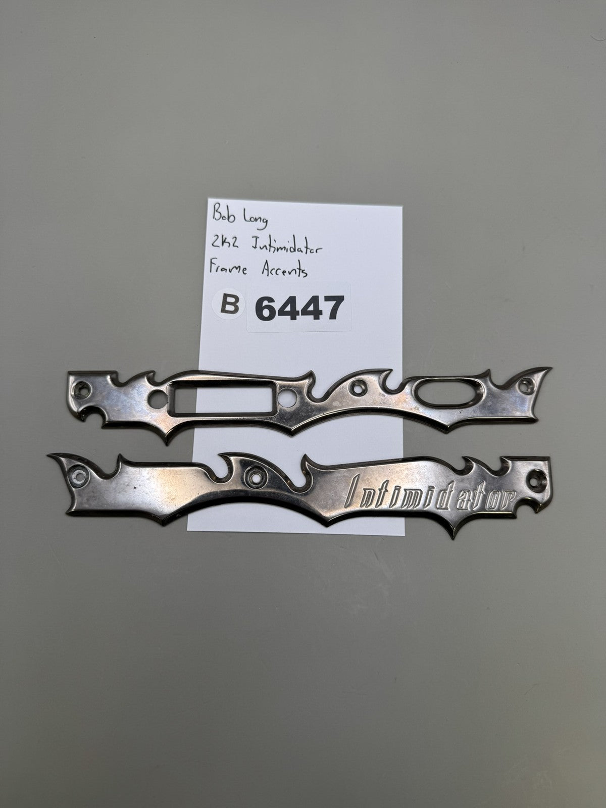 Bob Long 2k2 Intimidator Frame Accents Silver