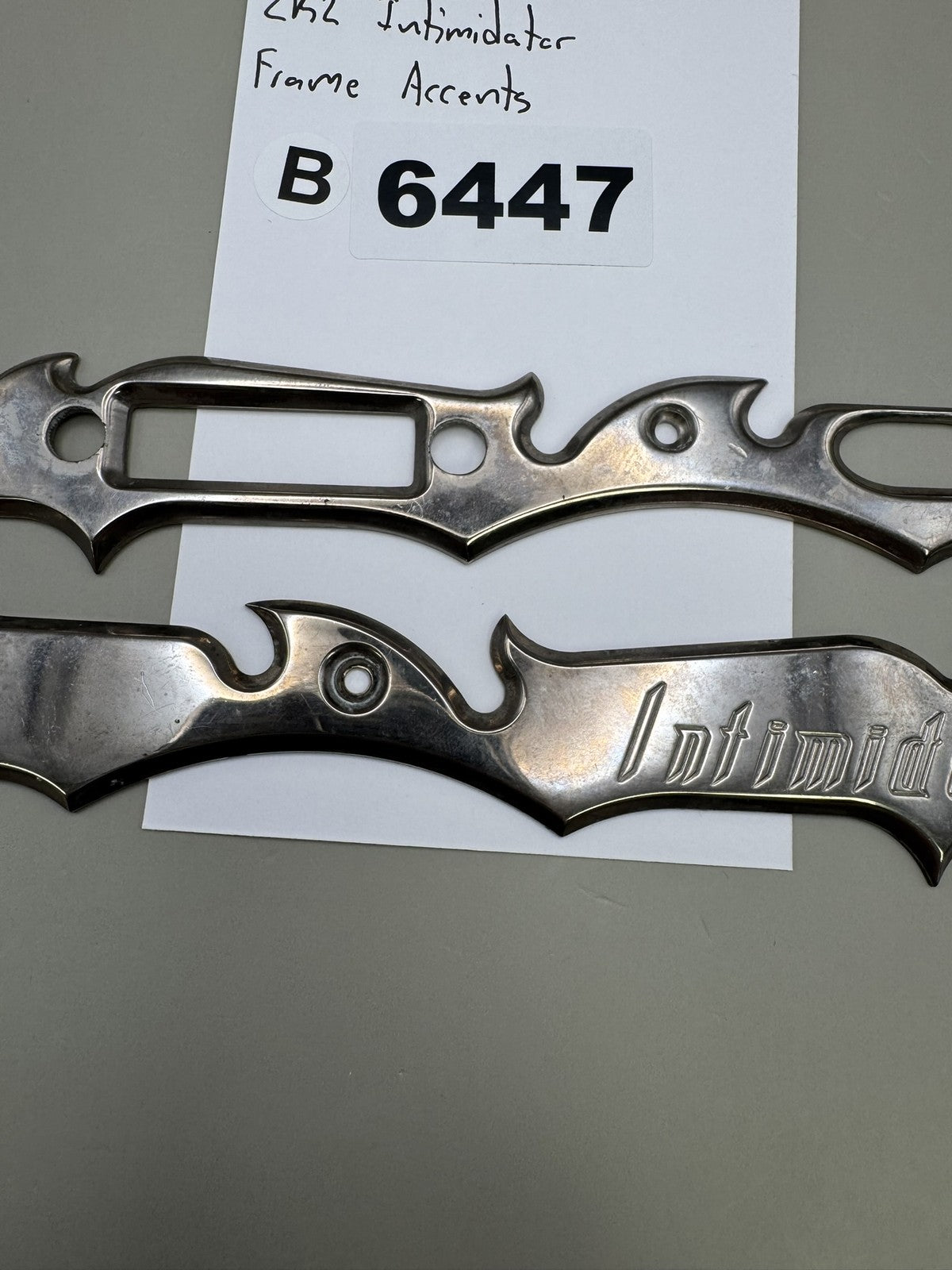 Bob Long 2k2 Intimidator Frame Accents Silver
