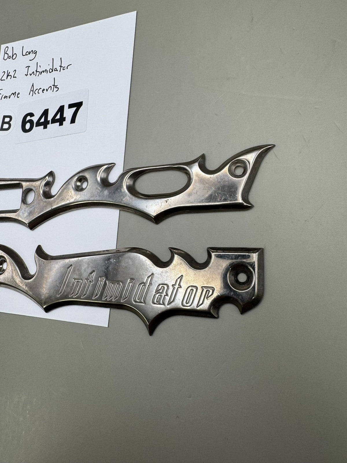 Bob Long 2k2 Intimidator Frame Accents Silver