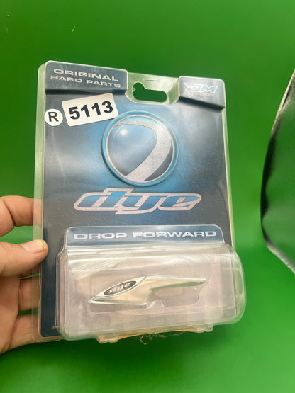 Dye Drop Forward Silver Polished