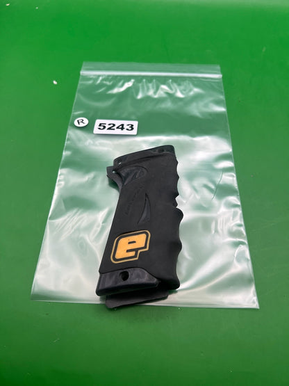 OG Planet Eclipse Autococker Eblade Grips - used paintball grip panel - black/yellow