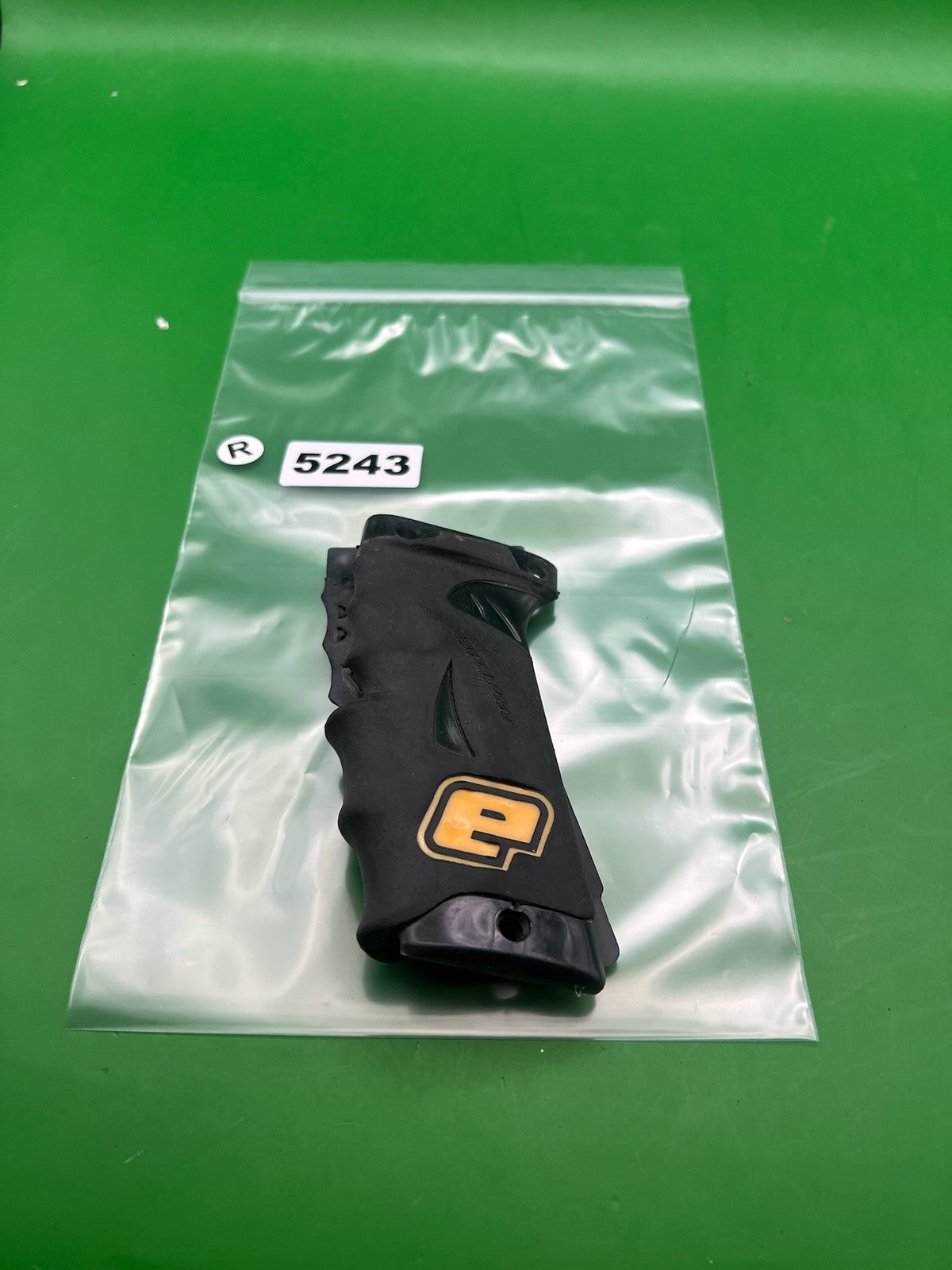 OG Planet Eclipse Autococker Eblade Grips - used paintball grip panel - black/yellow