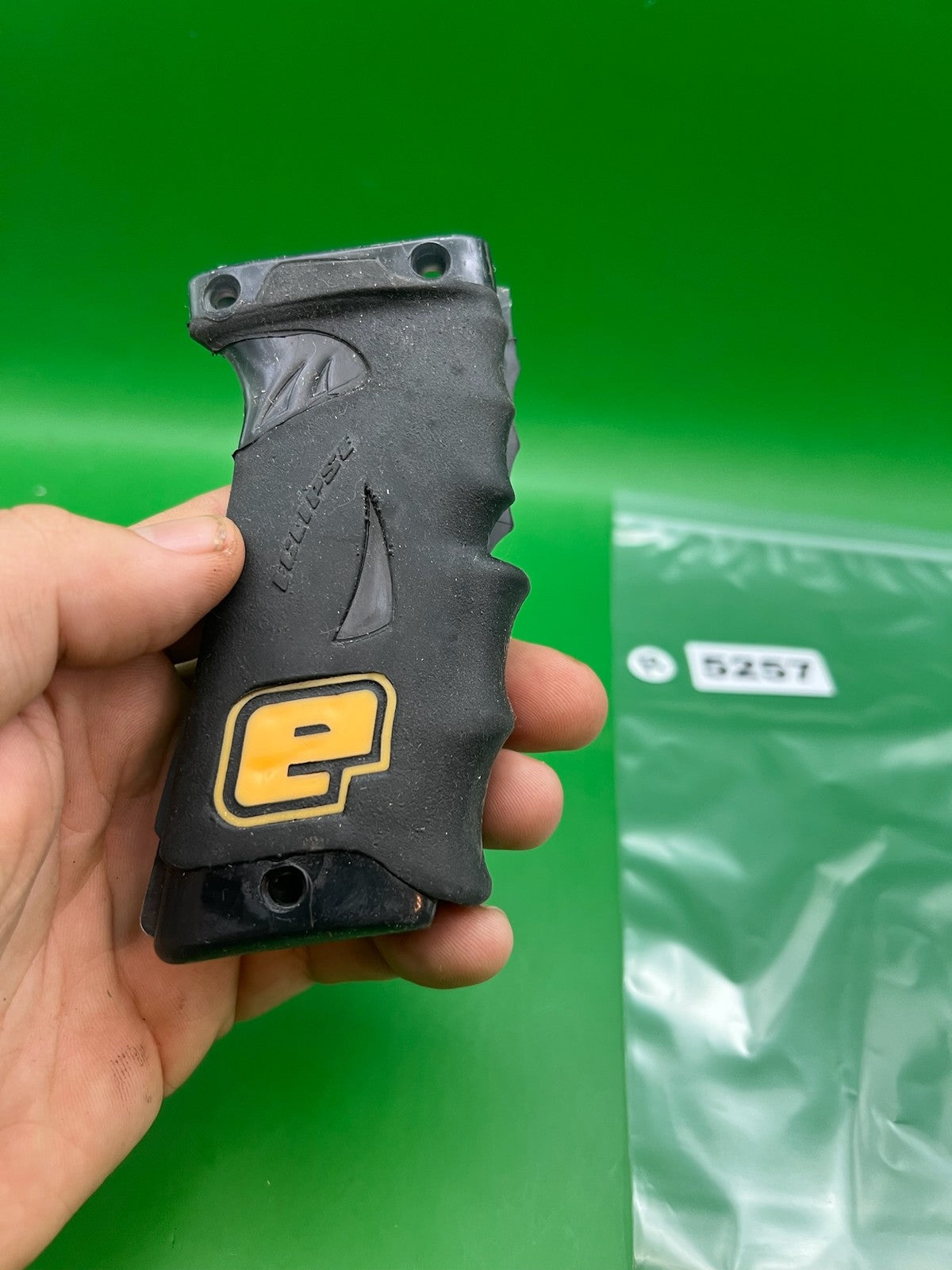 OG Planet Eclipse Autococker Eblade Grips - used paintball grip panel - black