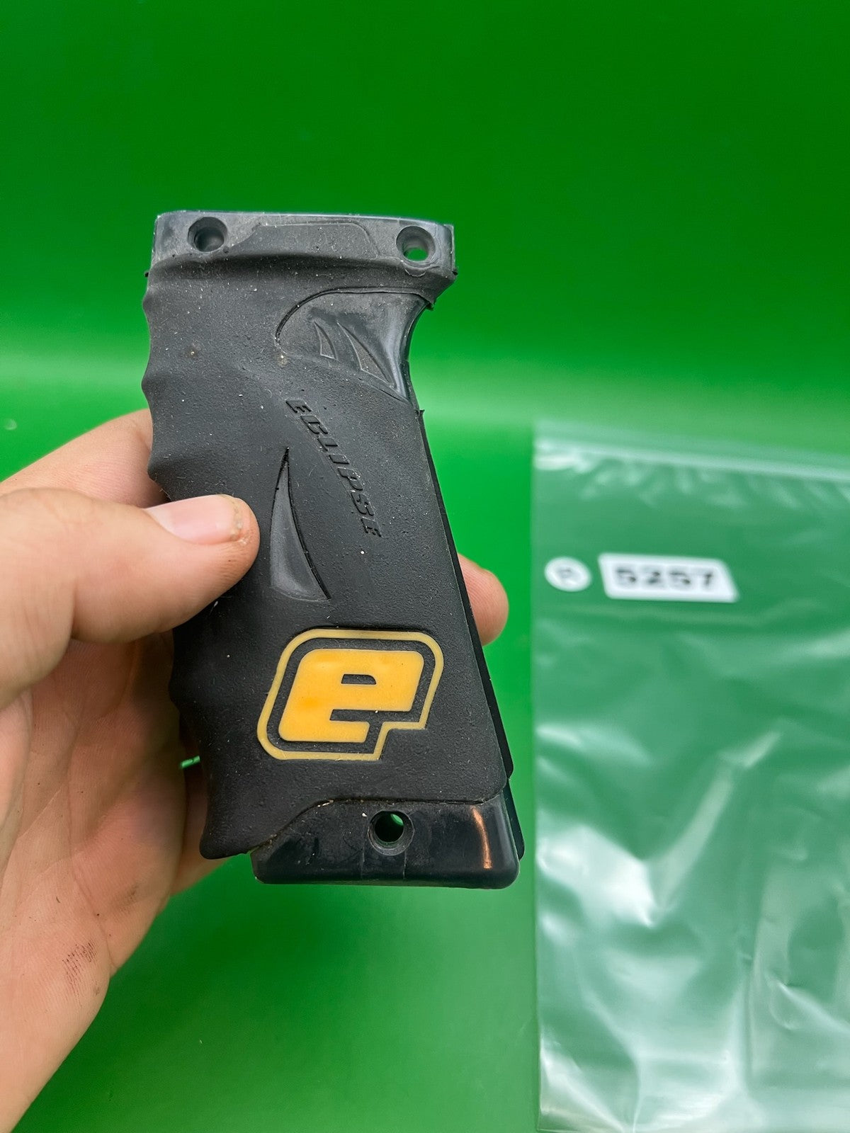 OG Planet Eclipse Autococker Eblade Grips - used paintball grip panel - black