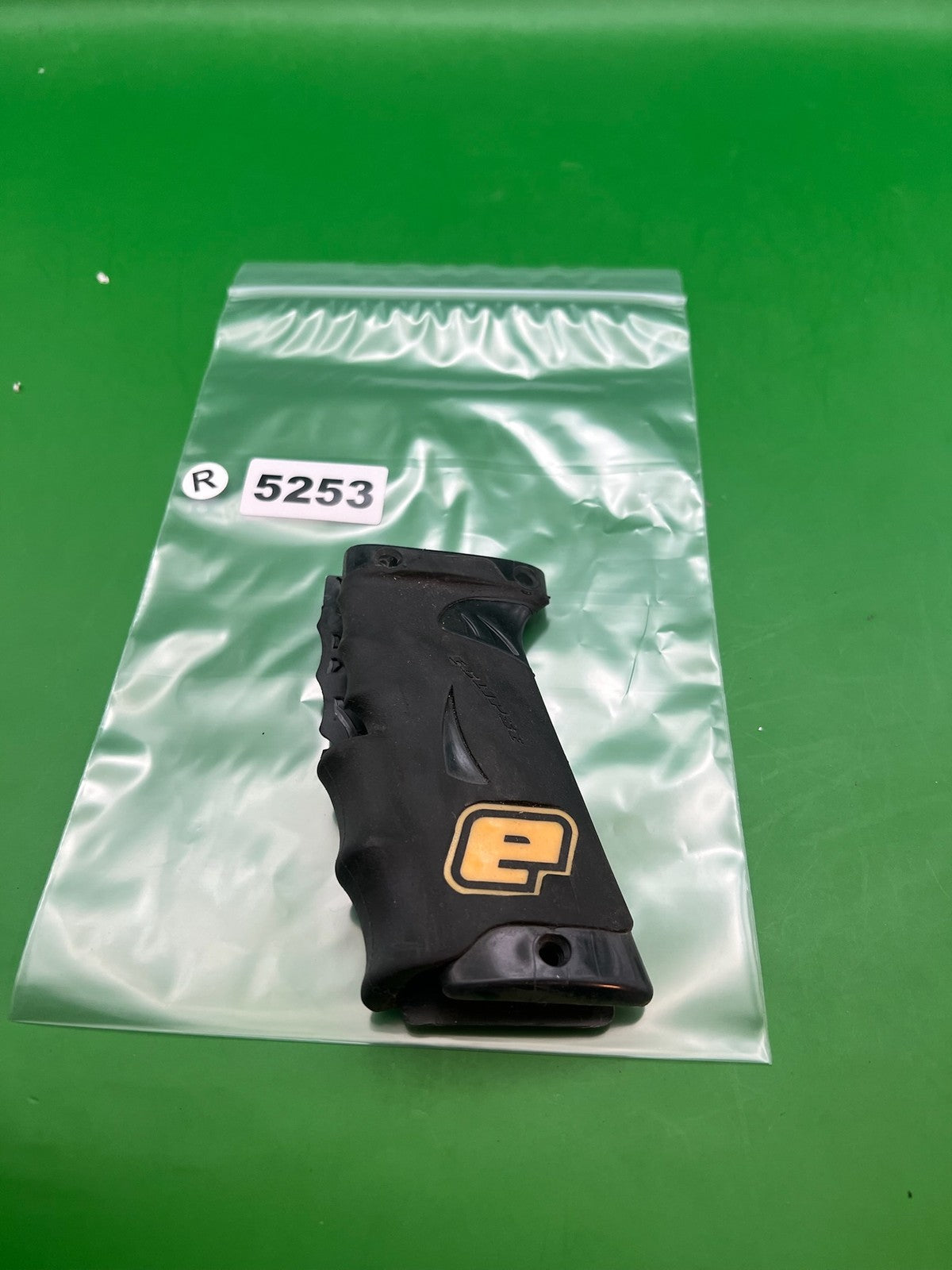 OG Planet Eclipse Autococker Eblade Grips - used paintball grip panel - black/gold
